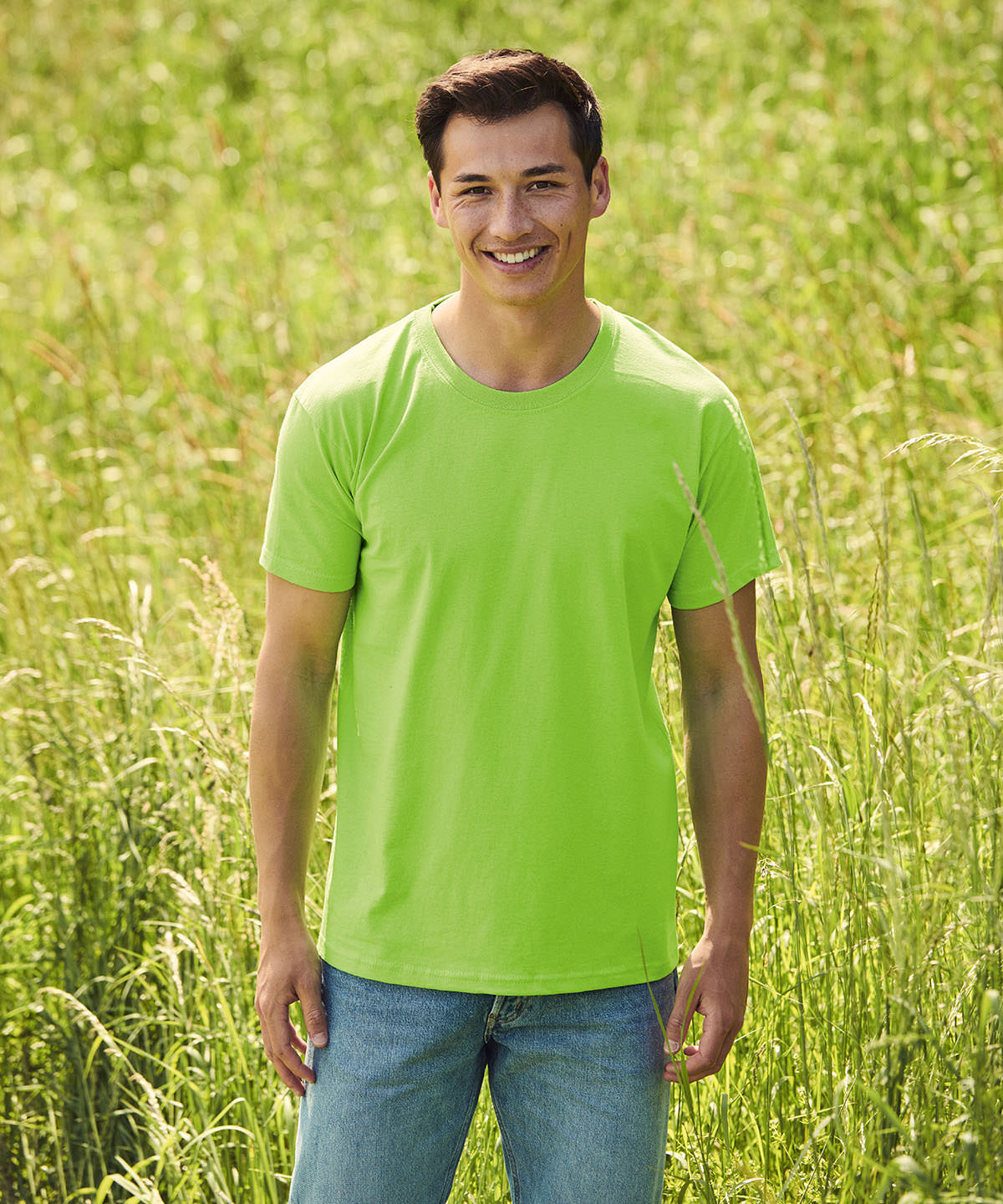 Maglia A Maniche Lunghe Fruit Of The Loom - T-Shirt Uomo In Cotone - Foto 8