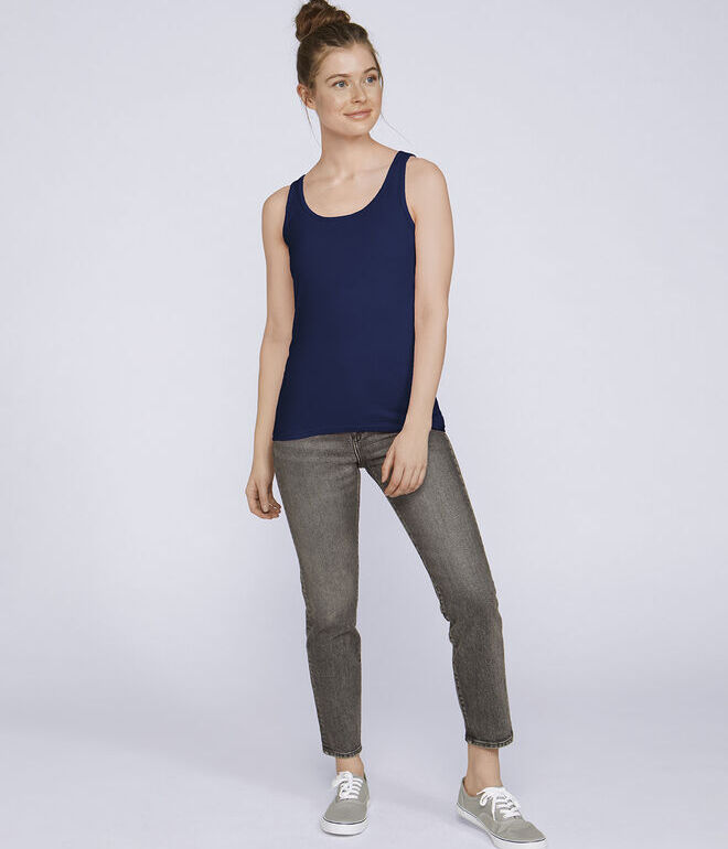 Gildan Ladies Ringspun Softstyle Vest 64200L